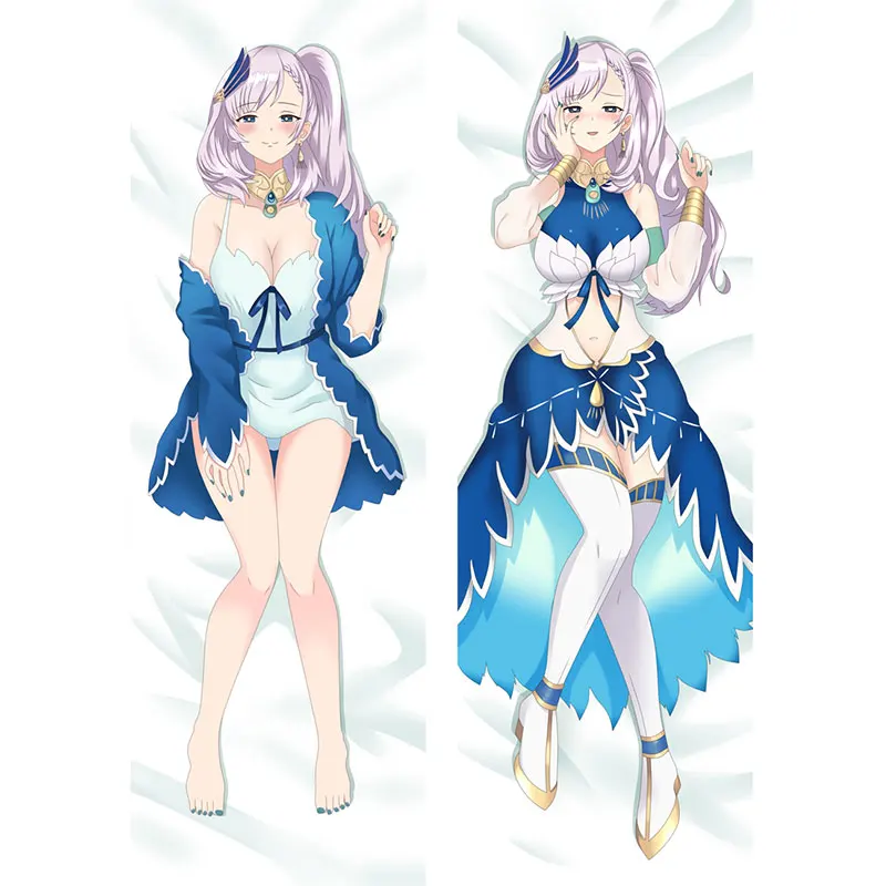 

Funda para almohada Game Genshin Impact Dakimakura,VTuber de doble cara, estampada, ropa de cama para el hogar