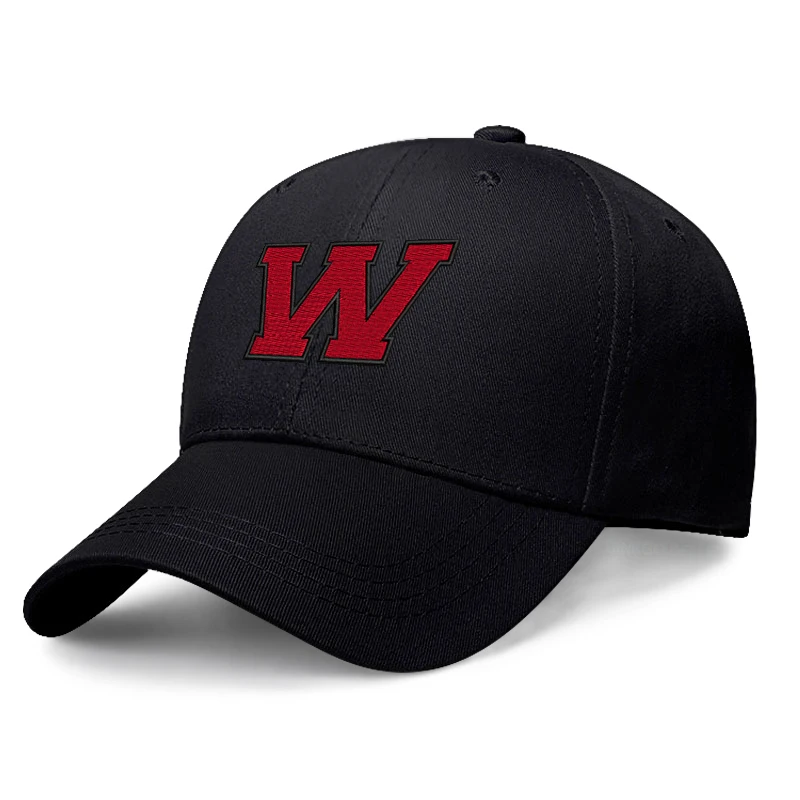

2021 New Letter W Bicolor Embroidery Snapback Cotton Baseball Cap Men Women Hip Hop Dad Hat Trucker Hat Dropshipping