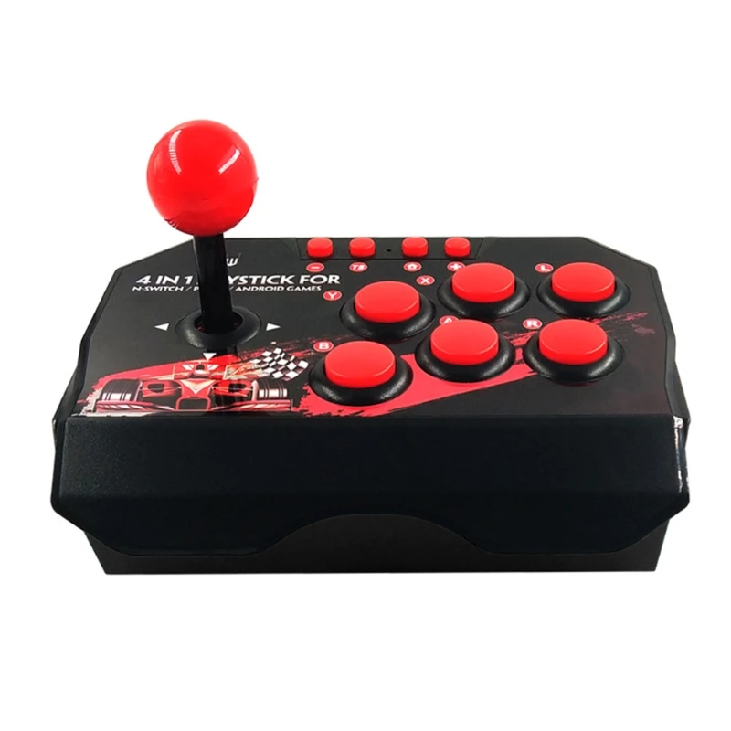 

Street Fighting Arcade Stick for N-intendo Switch, Mini Fighting Stick for N-intendo Switch Fighting Games