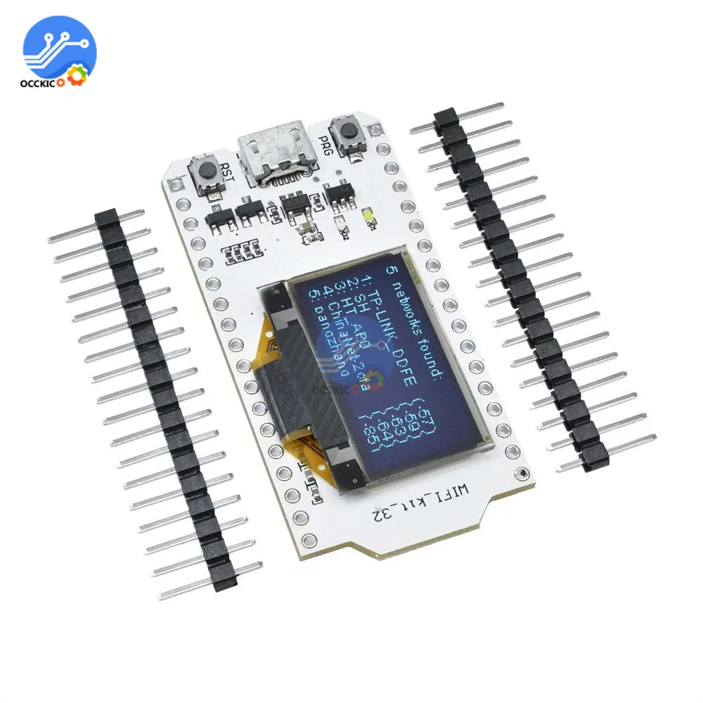 ESP32 телефон с диагональю 0 96 дюйма синий OLED-дисплей Bluetooth CP2102 WIFI комплект 32 модуля