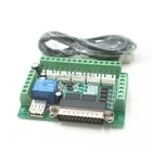 Гравировальная машина MACH3, 5-осевая плата с ЧПУ, с оптическим соединителем, контроллер привода шагового двигателя + USB-кабель, 1 компл.