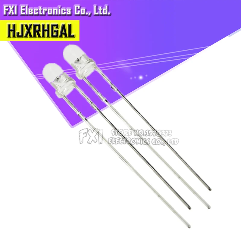 100 шт. 3 мм нм светодиодный инфракрасный излучатель и ИК приемник диоды по 50