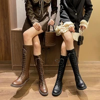2021 autumn and winter new high tube knee length fashion boots womens comfortable stretch party banquet womens boots35 43 size