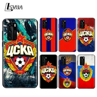 pfc cska moscow football team for huawei p smart s z plus pro 2018 2019 2020 2021 mate 10 20x 20 30 pro lite soft phone case