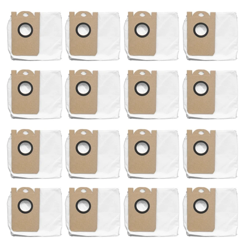 

16Pcs for VIOMI S9 Robot Vacuum Cleaner Dust Bag Cleaner Large Capacity Leakproof Dust Bag Replacement Parts Kit