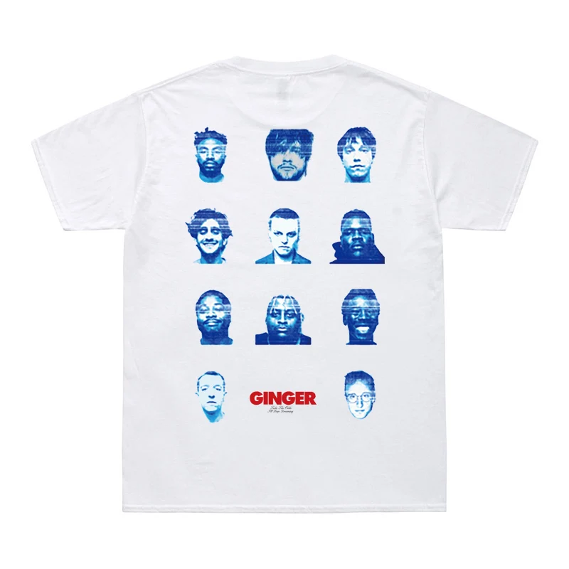 Новая повседневная футболка Brockhampton All American Boyband Мужская Футболка Harajuku с принтом