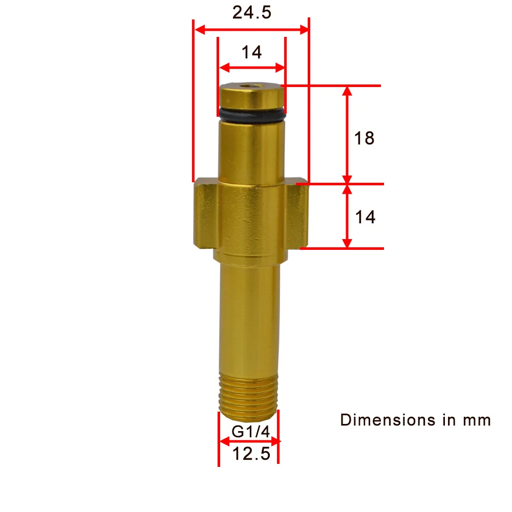 

Snow Foam Lance Adapter Foam Cannon Connector for Elitech Bort Daewoo Patriot Koblenz Sun Joe High Pressure Washer