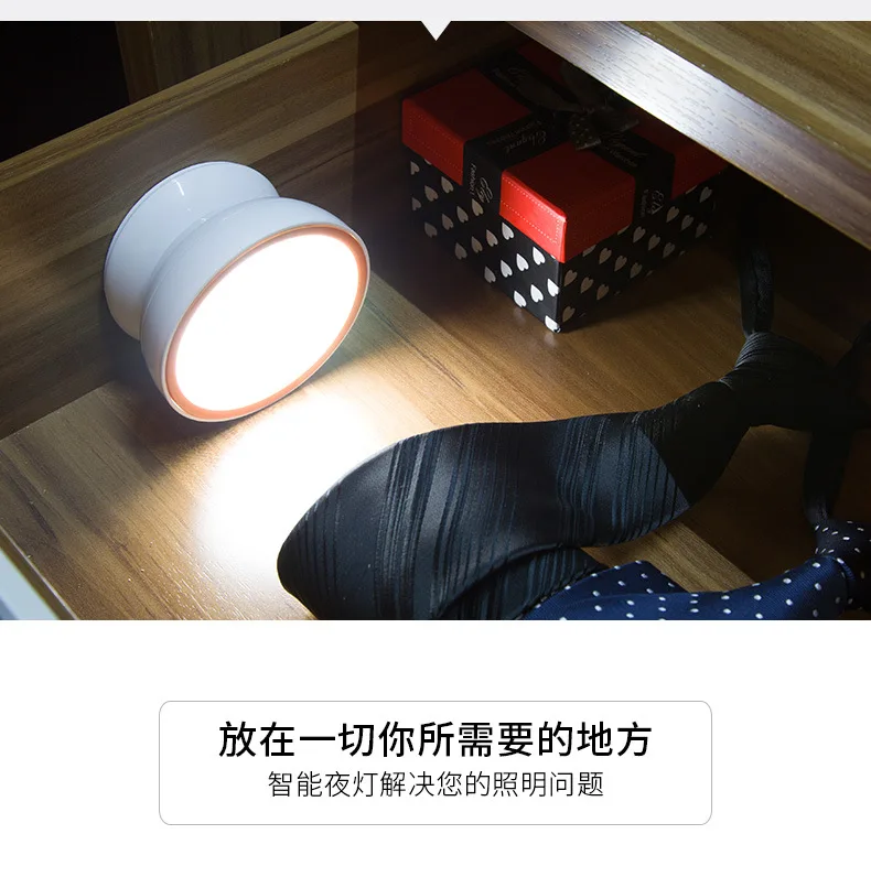 Креативная светодиодная настенная лампа с углом поворота 360 градусов