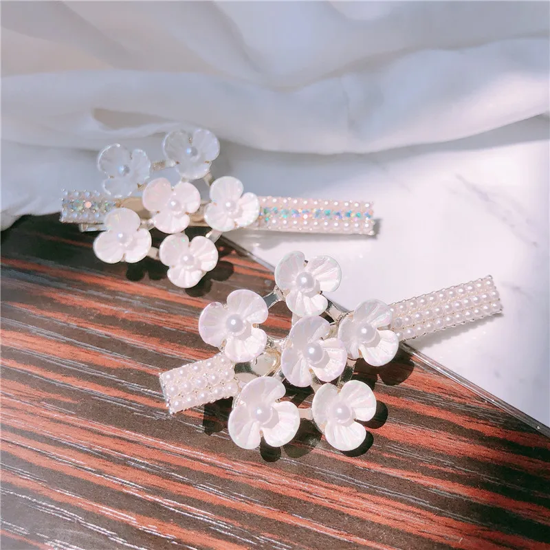 

fashion flower Rhinestone zircon Hair Barrette Hair Clip Hairpin Girl Shining Crystal Hair Accessories Women Headdress Wholesale