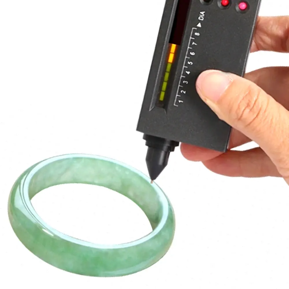 

Practical Diamond Gems Tester Pen Portable Gemstone Selector Tool LED Indicator Accurate Reliable Jewel Jewelry Test Tool