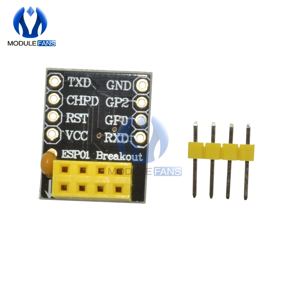 5PCS ESP-01 Esp8266 ESP-01S Model Of ESP8266 Serial Breadboard Adapter To WiFi Transceiver Module Breakout UART | Электронные