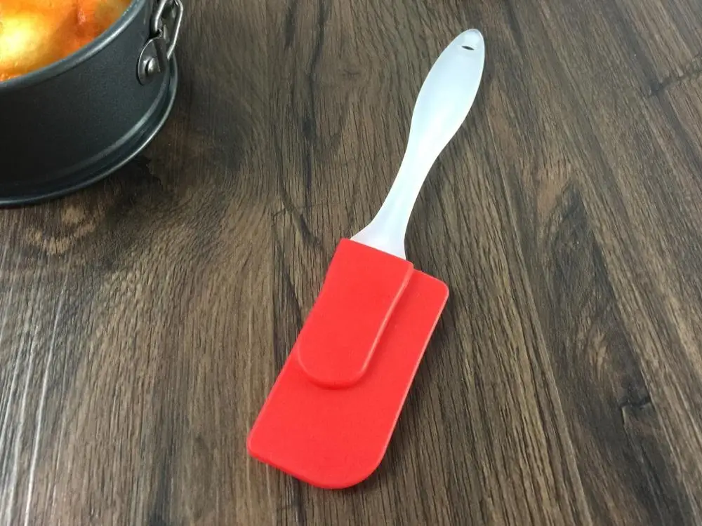 1 шт. Еда Класс антипригарным масло Пособия по кулинарии силиконовые лопатки из