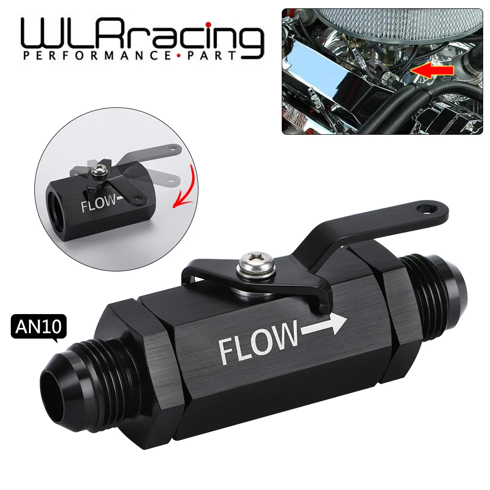 WLR RACING - AN10 10AN 10 AN запорный клапан алюминиевый черный WLR-WLPV72-10 | Автомобили и