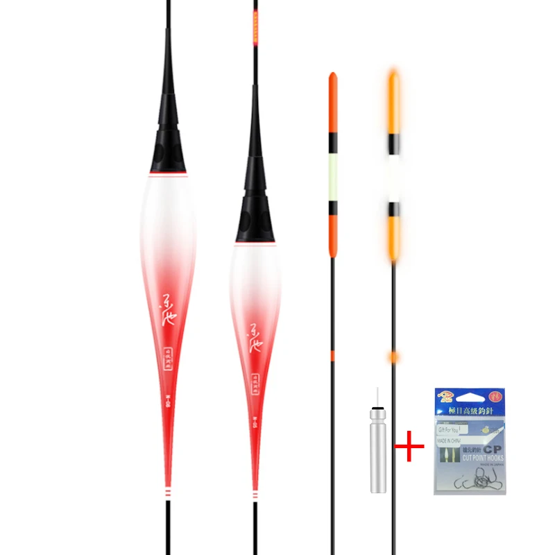 

Композитные нано-Рыболовные Поплавки, толщина, хвостовой буй, светящийся Электрический чувствительный стабильный рыболовный инструмент ...