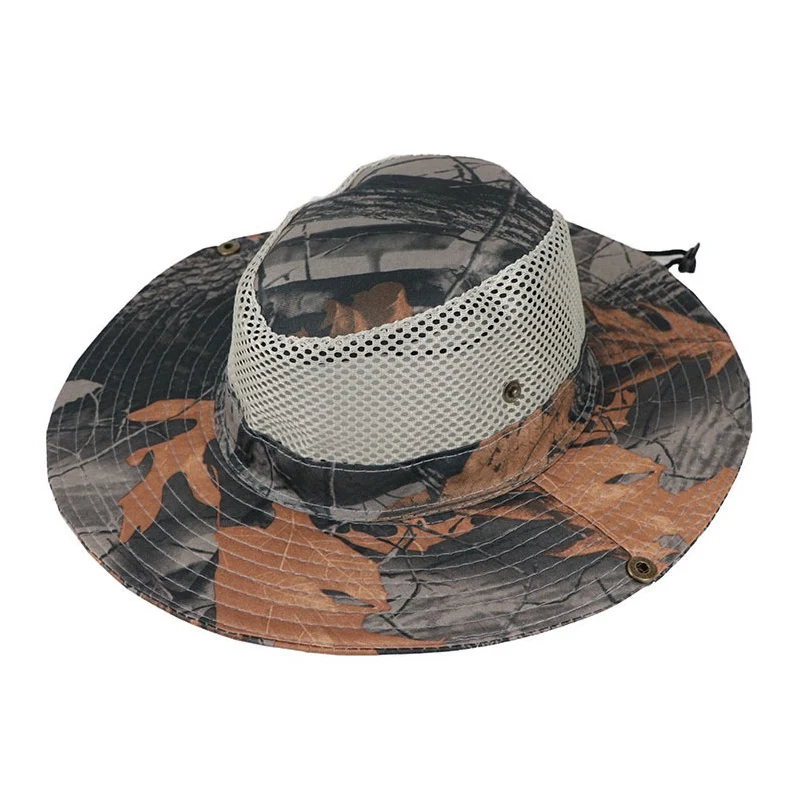 Новинка 2019 камуфляжная уличная дышащая шапка для рыбаков WZCX унисекс Корейская