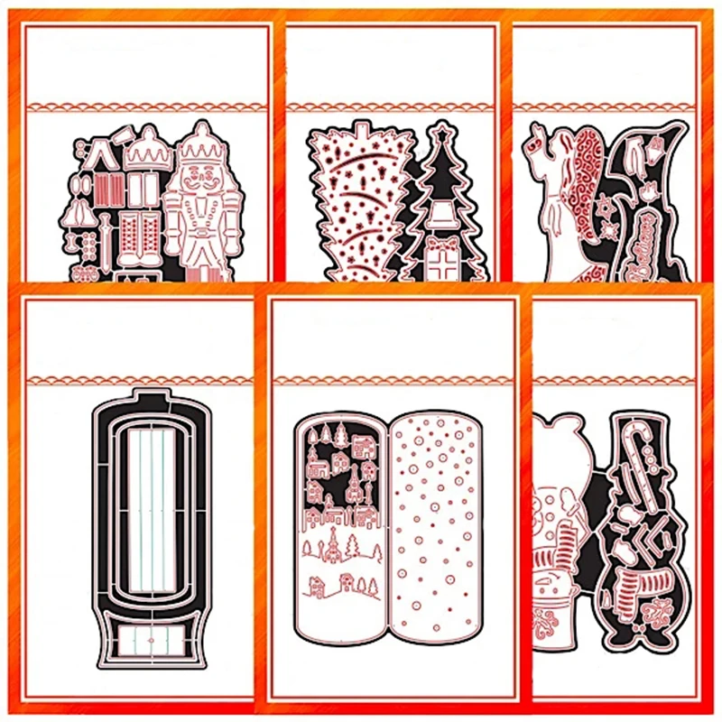 

Спиннер, снежный шар, выдвижная карта, металлические Вырубные штампы для «сделай сам», скрапбукинг, декор для фотоальбома, тиснение, праздни...