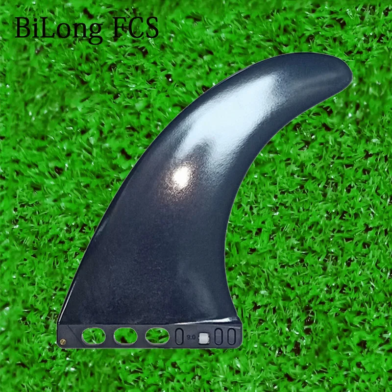 Глубина 9 дюймов для FCS II подключение PG Longboard Fin LB плавники США коробка для доски для сапсёрфинга Центр плавники из стекловолокна+ нейлоновые плавники для серфинга
