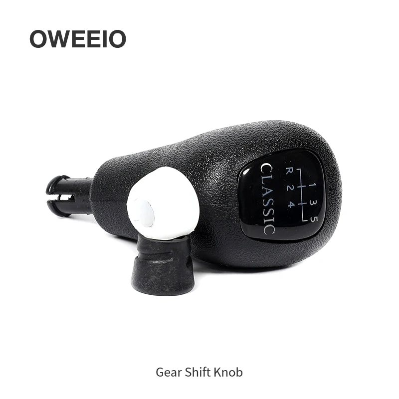 

OWEEIO Car Gear Knob for Mercedes Benz W202 Car Gear Lever Handball Leather Shift Dust Cover Handball Gear Shift 5 Speed/6 Speed