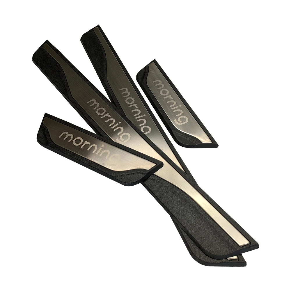 Для Kia Утро аксессуары Нержавеющая сталь порога полосы крышки Накладка защита