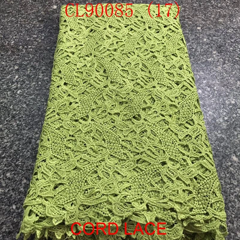 Африканская Водорастворимая кружевная ткань нигерийский 3D шнур французский