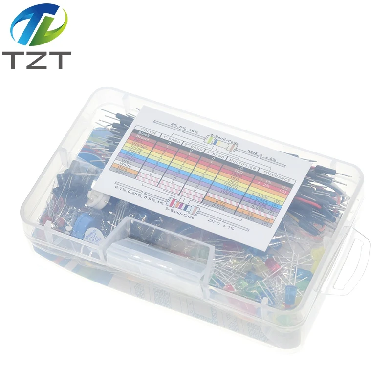 Набор для начинающих TZT UNO R3 макетная мини-плата светодиодная перемычка кнопка