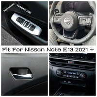 steering wheel central control air conditioning frame door handle bowl cover trim abs for nissan note e13 2021 2022 interior