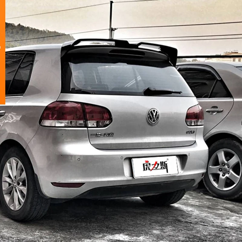 Спойлер для VW Golf 6 спойлер из АБС материала заднего крыла автомобиля задний