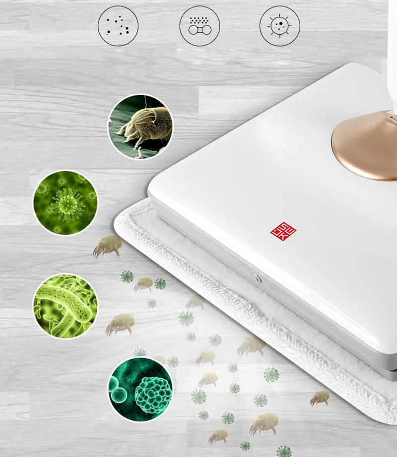 Xiaomi SWDK D260 Ручная Электрическая Швабра для пола Бытовая Чистка с светодиодный светильник и запасные части для уборки