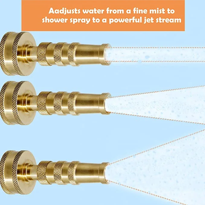 Прочный латунный пистолет-распылитель воды бытовой водяной пистолет для мойки