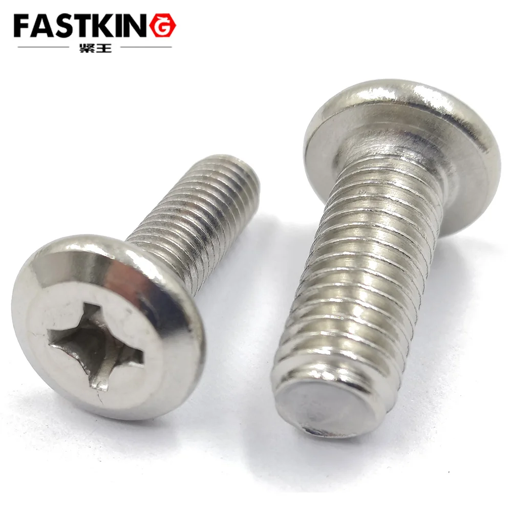

20-50Pcs/Bag M4 M5 Furniture Screws Inverted Edge Phillips 304 Stainless Steel