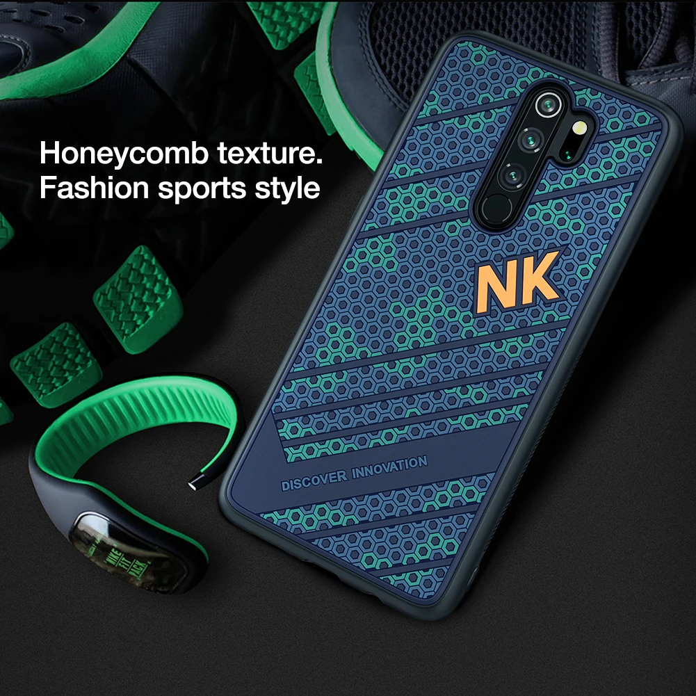Для Xiaomi Redmi Note 8 Pro NILLKIN силиконовый PC чехол для телефона для Xiaomi Redmi Note 8 TPU 3D рельефный противоударный чехол