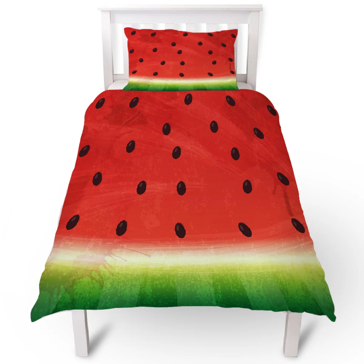 Фруктов с изображением арбуза мультфильм Пододеяльник подушка чехол Стёганое