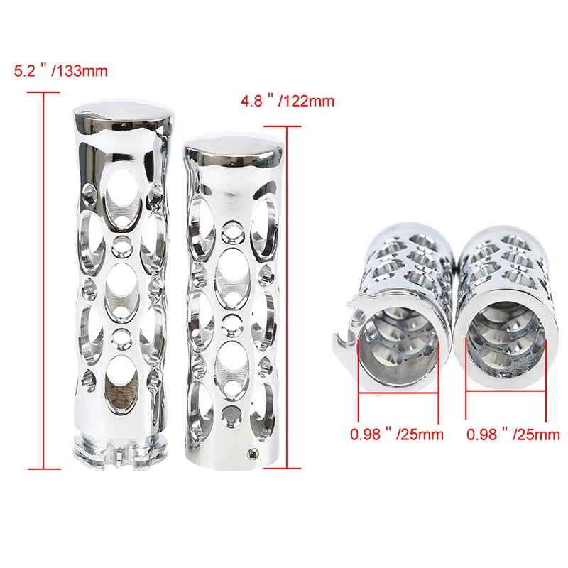 Ажурные алюминиевые рукоятки для руля дроссельной заслонки мотоцикла