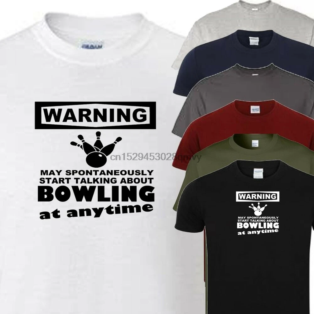Новая футболка для боулинга десять пин|Мужские футболки| |