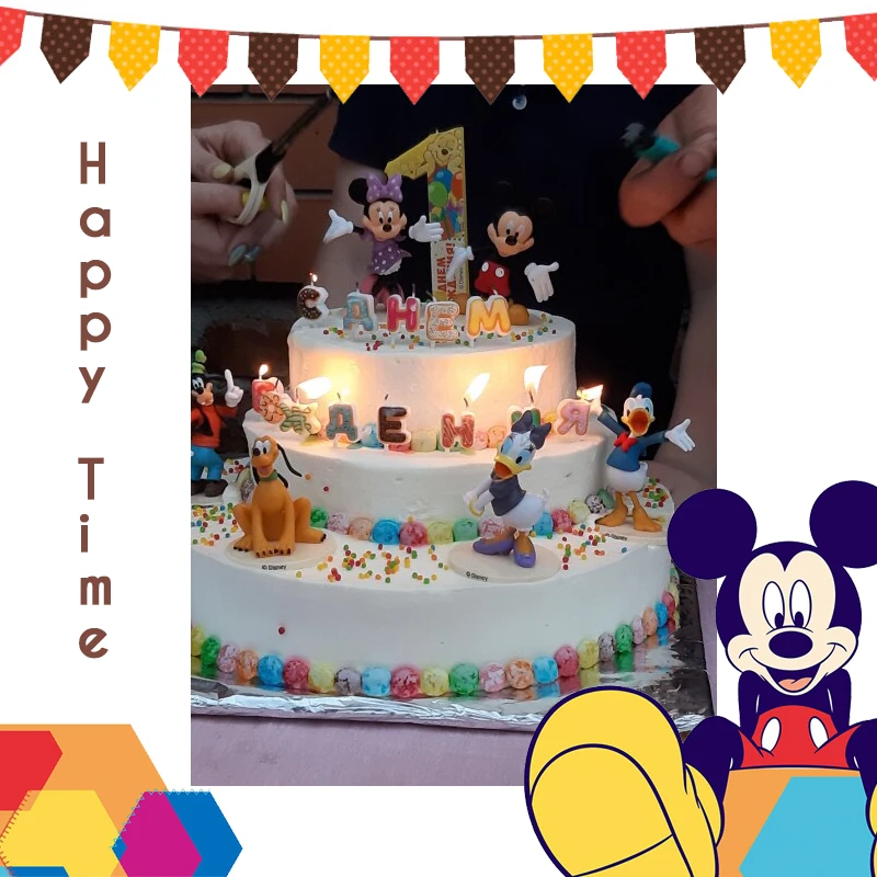 Игрушки из мультфильма Микки Маус Дональд Дак Минни 6 шт. 5 9 см|action figure|pvc action