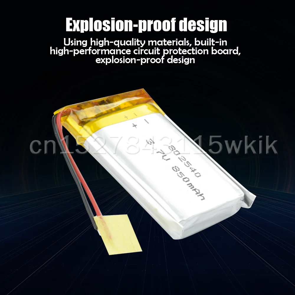 802540 082540 3 7 V 850mAh литий-полимерная аккумуляторная батарея для LED MP3 MP4 игрушка GPS