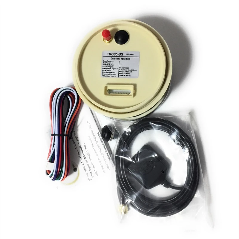 GPS 85 мм 125 км/ч мотоцикл спидометр 8000 об/мин Тахометр левый правый дальний луч