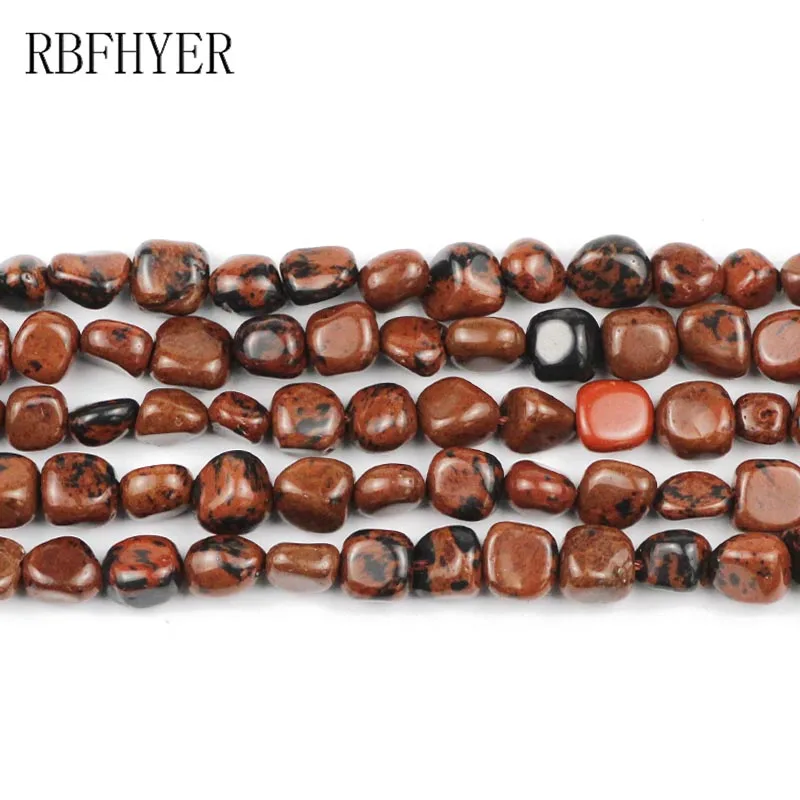 RBFHYER красное дерево обсидиан натуральный камень нерегулярный гравий гладкая