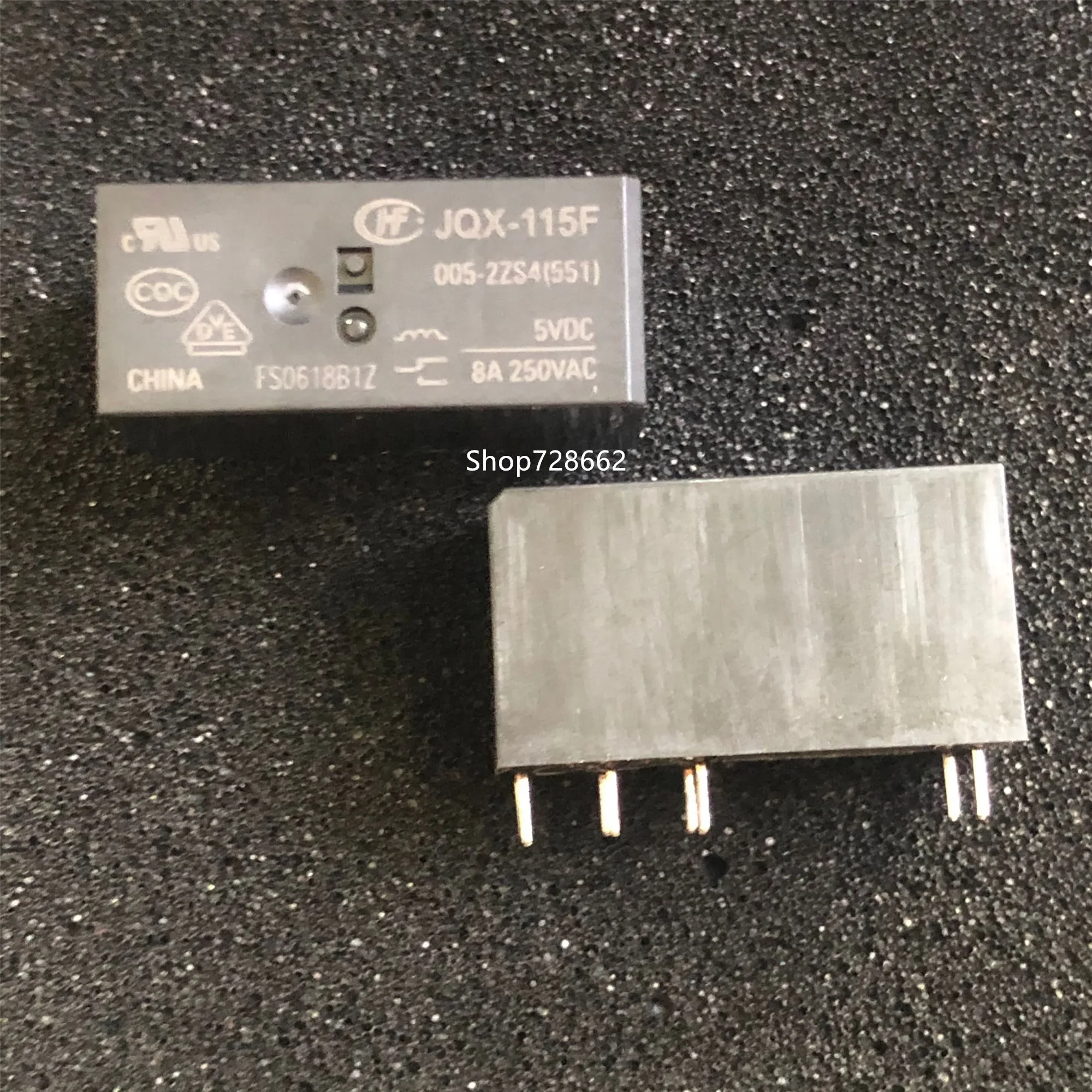 10 шт. HF реле HF115F JQX 115F 005 012 024 2ZS4 551 8A 2CO 5В 12В 24В РЕЛЕ 100% новое и оригинальное|Реле| |