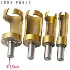 4 шт 15-35 мм отверстие деревянный дюбель разъем режущий шип отверстие набор сверл для сверления дерева кольцевая пила Резак баррель сверла по металлу