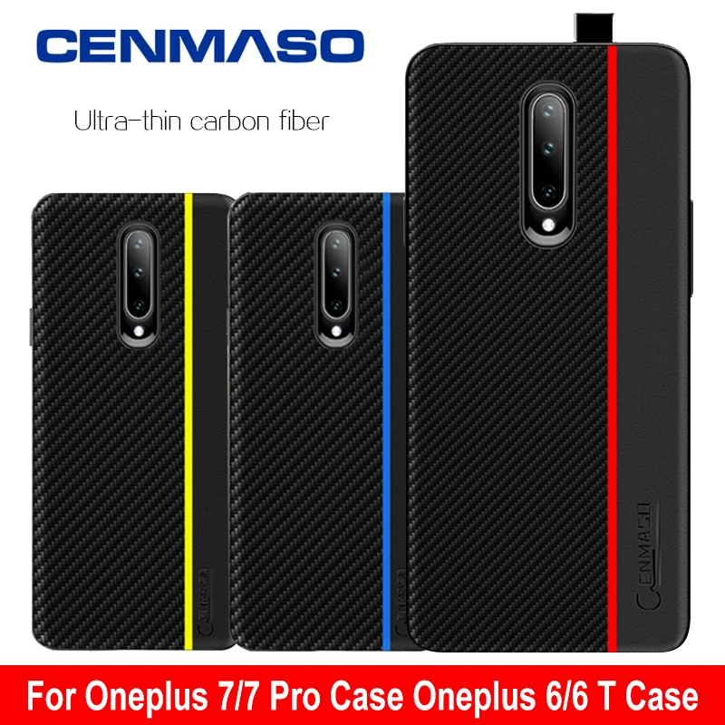 Для Oneplus 7 7T Pro Чехол Ультра тонкий волокнистый кожаный силиконовый мягкий край противоударный задний Чехол для Oneplus 7 5 6 5T 6T чехол