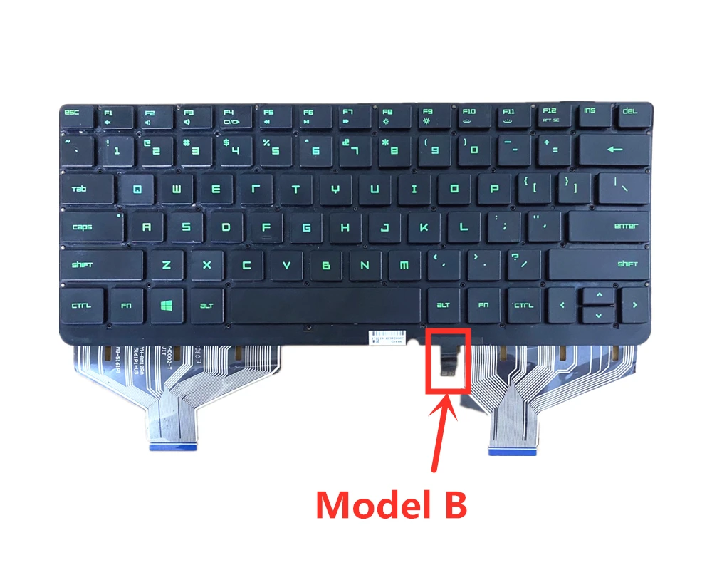 

Laptop US/JP Backlight Keyboard for Razer Blade 15 RZ09-0102-0130-0168 RZ09-0116-0117 11139928-00 11181013-00 140516000616