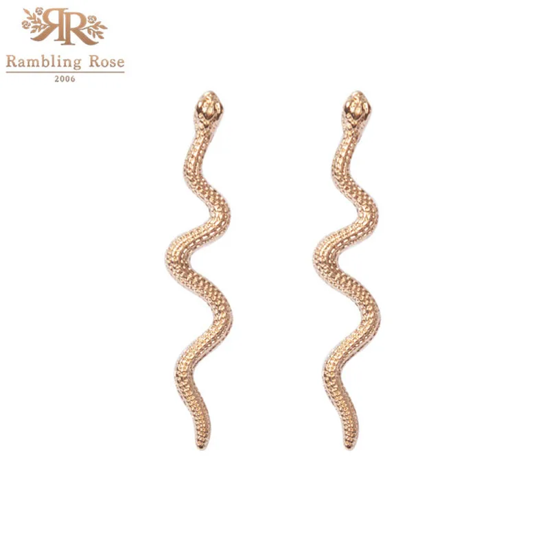 В стиле панк со змеиным рисунком длинные серьги для женщин ювелирные изделия