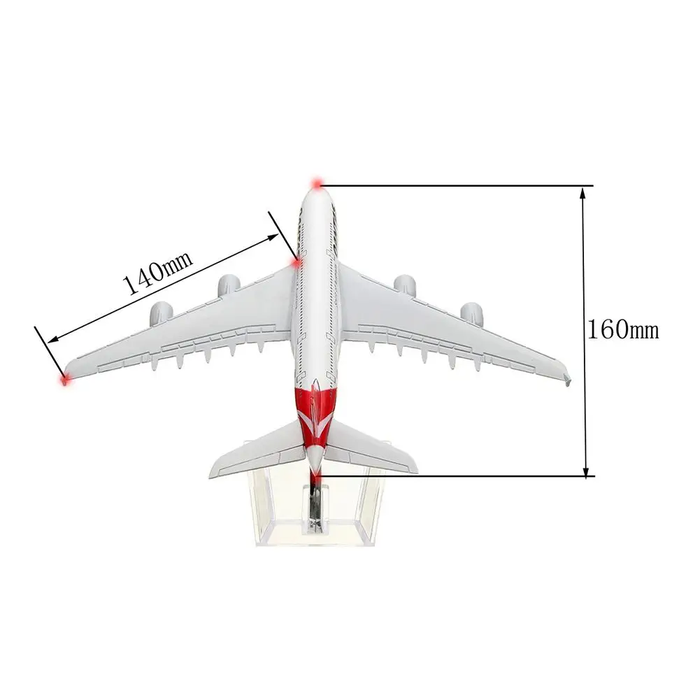 A380 Австралия QANTAS Коллекция Модель 16 см самолет металлический модель самолета