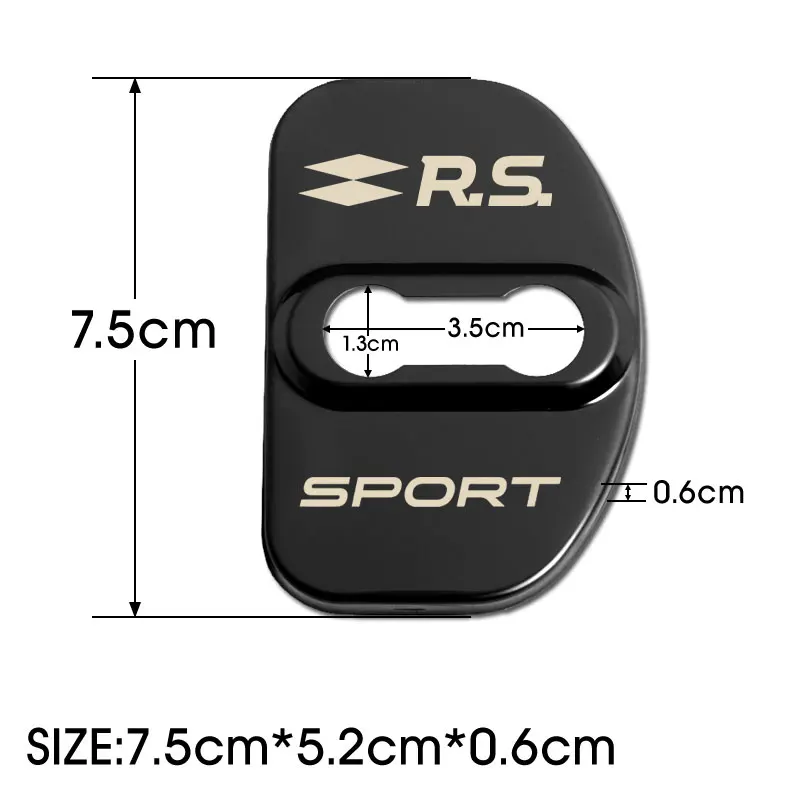 Автомобильный Стайлинг защитный чехол для дверного замка Renault Sport koleos duster megane 2 logan