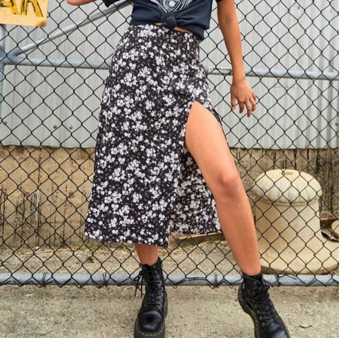 Популярная Летняя Сексуальная Женская юбка с высокой талией модные облегающие