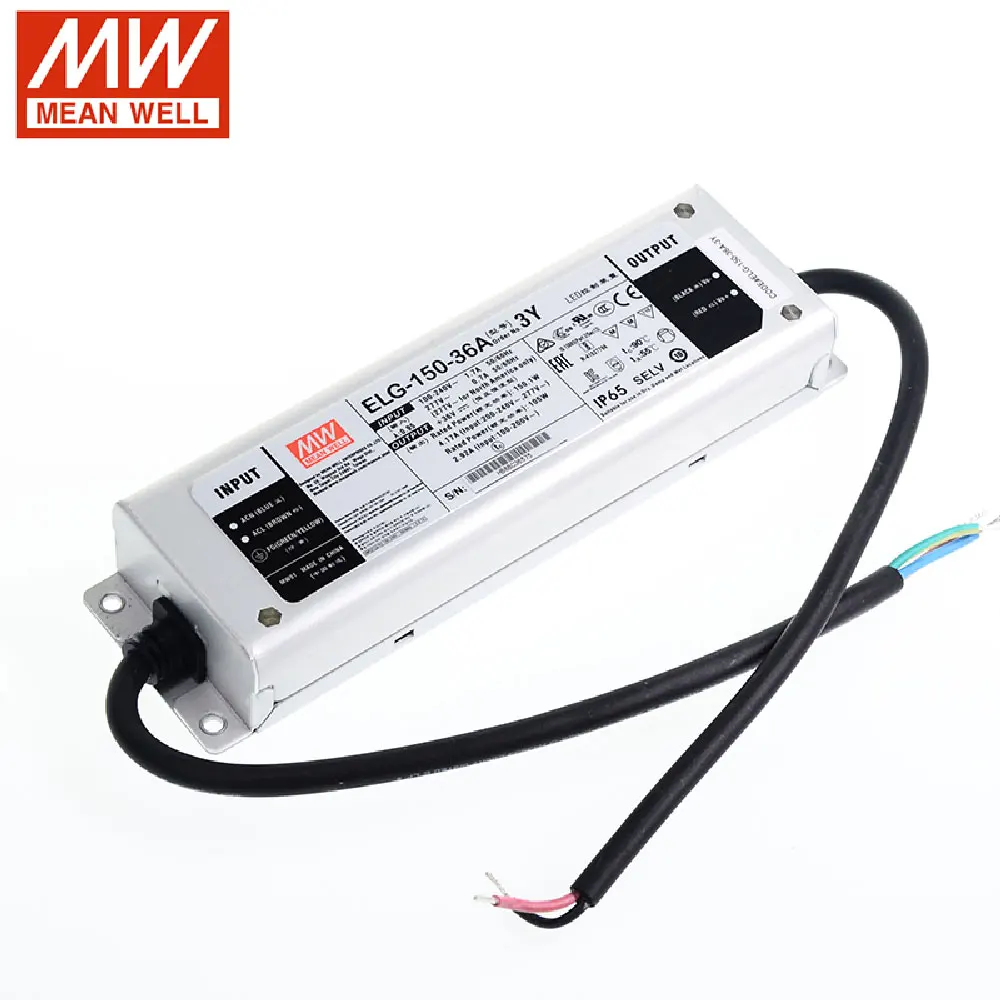 Meanwell Диммируемый 100 Вт 240 Вт 320 Вт драйвер HLG-100H-42B HLG-240H-36B, ELG-200H-42B LPC-60-1400 импульсный источник питания, APV-12-12 ou