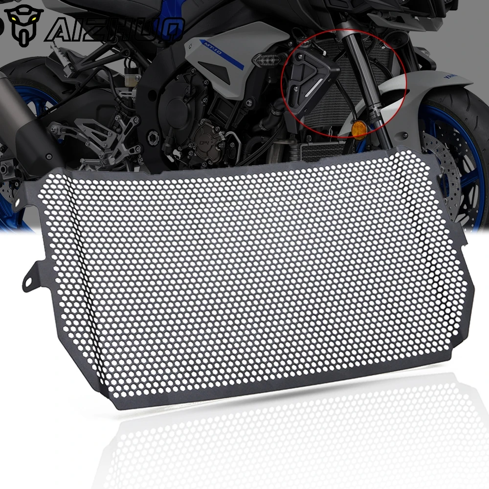 

MT 10 FZ10 Motorcycle Radiator Guard Protector Grille Grill Cover Protection FOR YAMAHA MT-10 FZ-10 MT10 SP 2017-2021 Aluminum