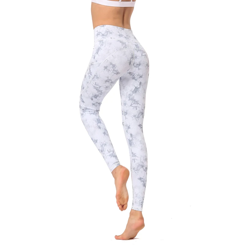 Женские спортивные штаны для фитнеса йоги с цветочным принтом #2L5|Штаны йоги| |