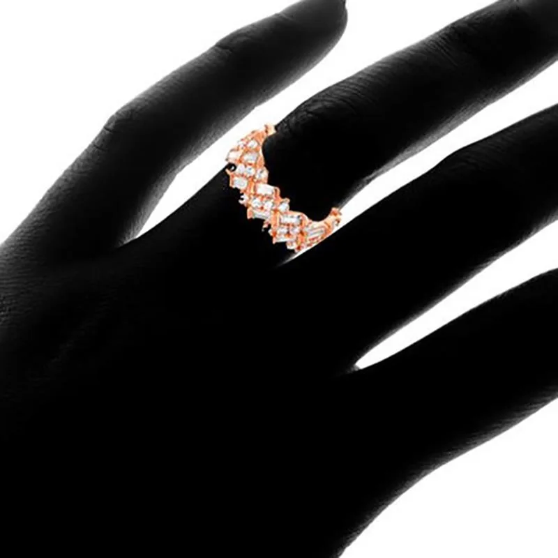 

Joiashome 925 Sterling Silver Ring for charm Women Unique Rectangle Round Shape Gemstone Fashion Jewelry Wholesale
